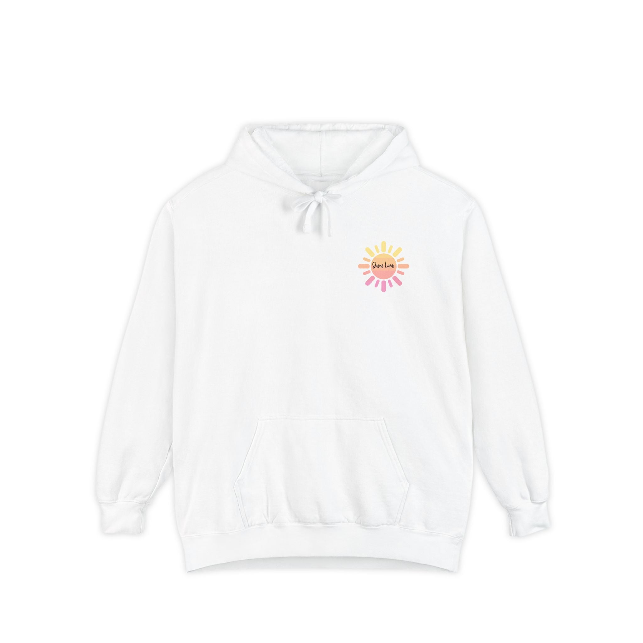 Faith-Inspired Colorful Hoodie — Bold Uplifting Design