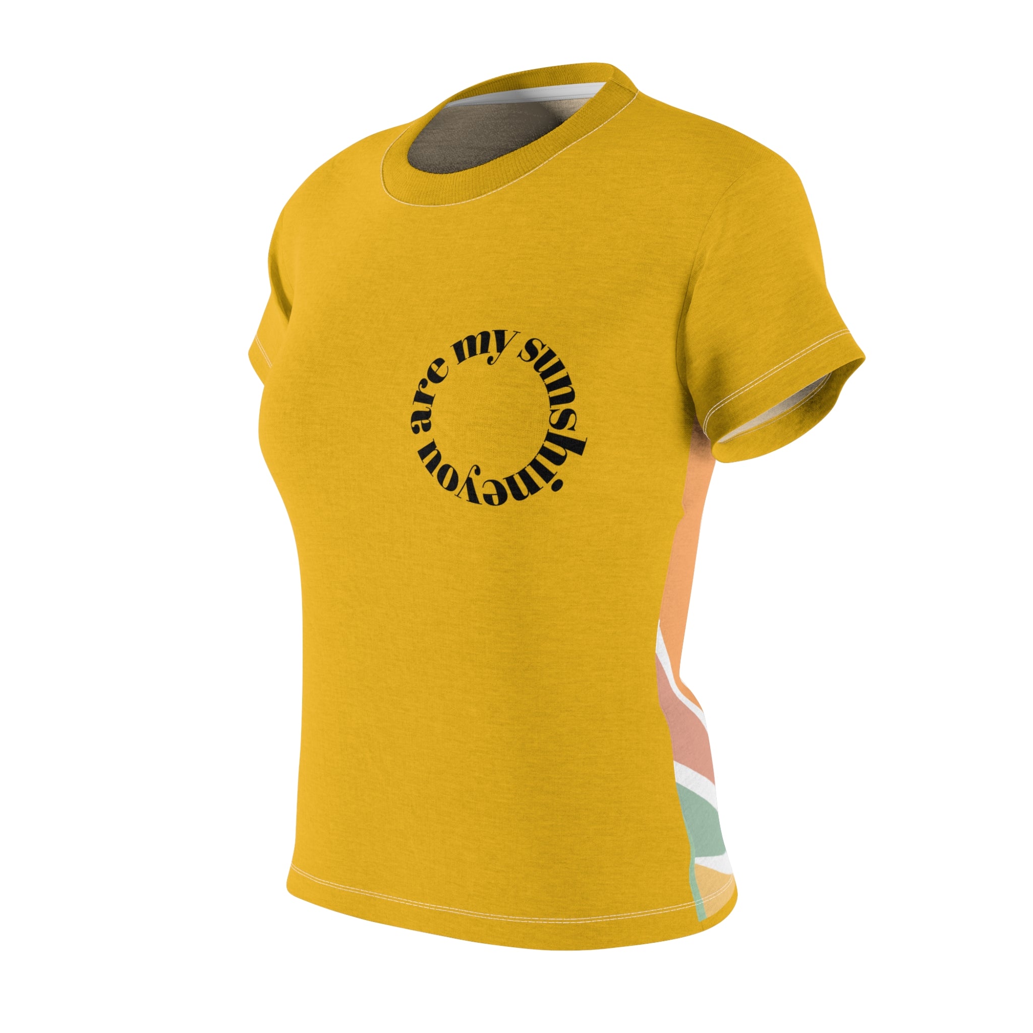 Women’s Sunshine Circle Tee — Are My Sunshine Graphic